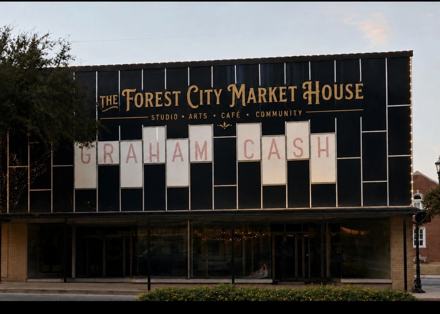 The Forest City Market House building at 149 East Main Street